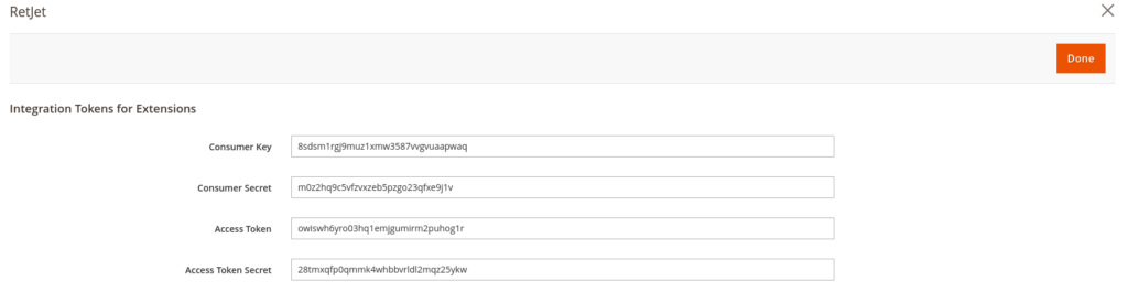 Konfiguracja API w Magento, zrzut 3